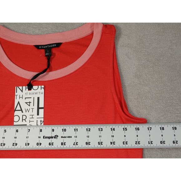 41 Hawthorn Womens Red Round Neck Sleeveless Dress Size L - Picture 3 of 13